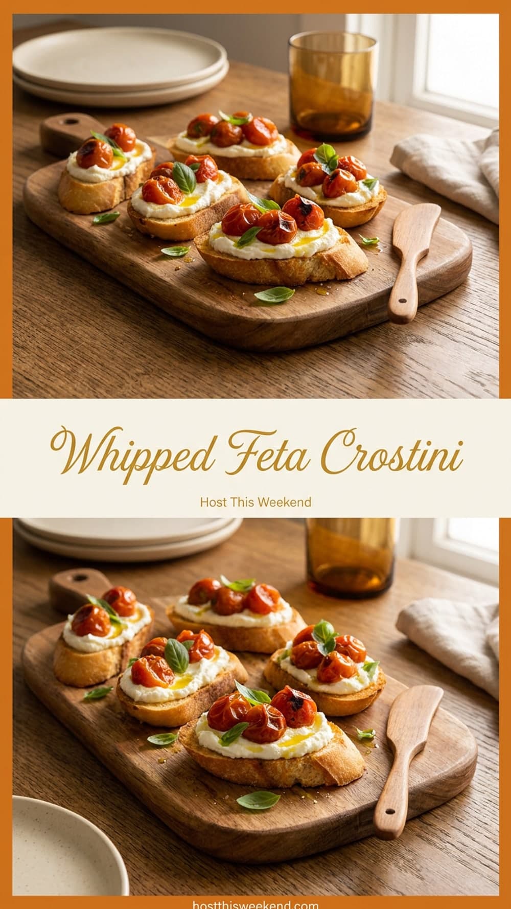 Whipped Feta Crostini