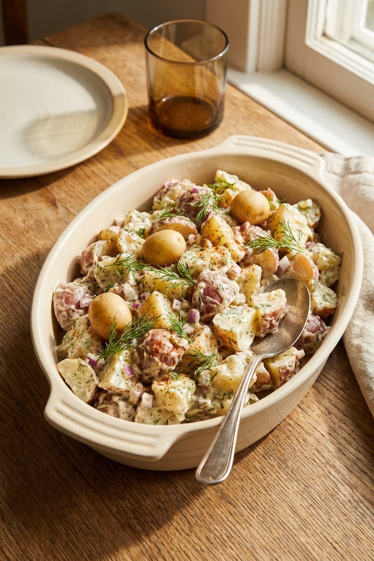 4th of July Side Dishes: Creamy Dill Potato Salad