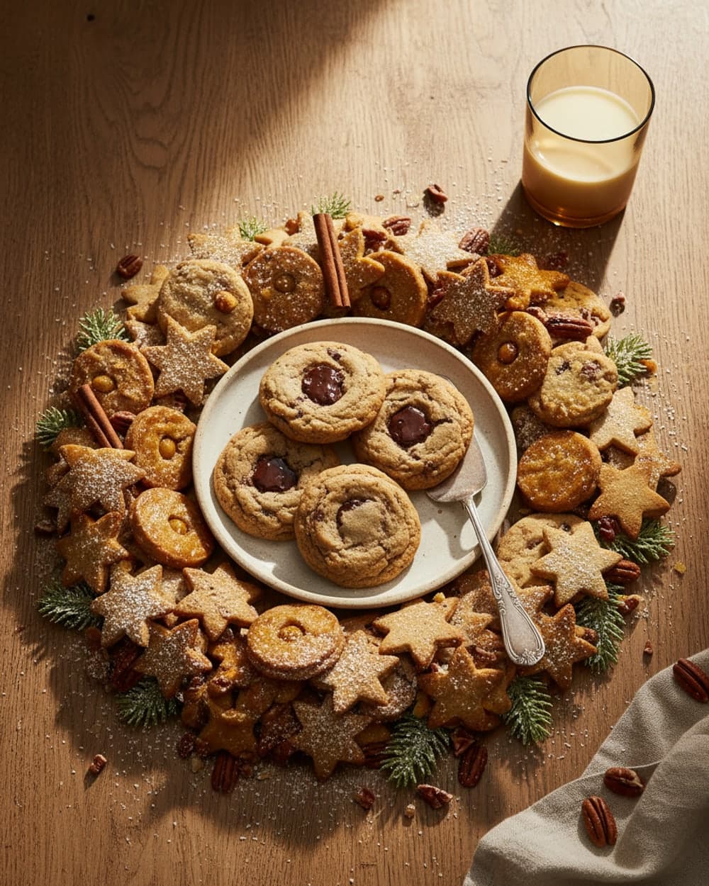 Cookie Wreath Border