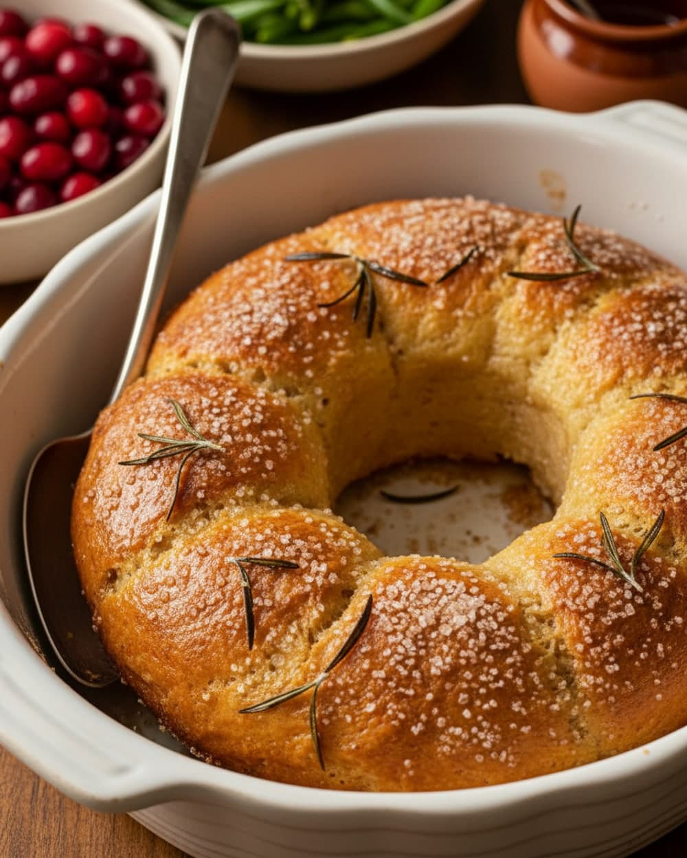 Sugared Rosemary Ring