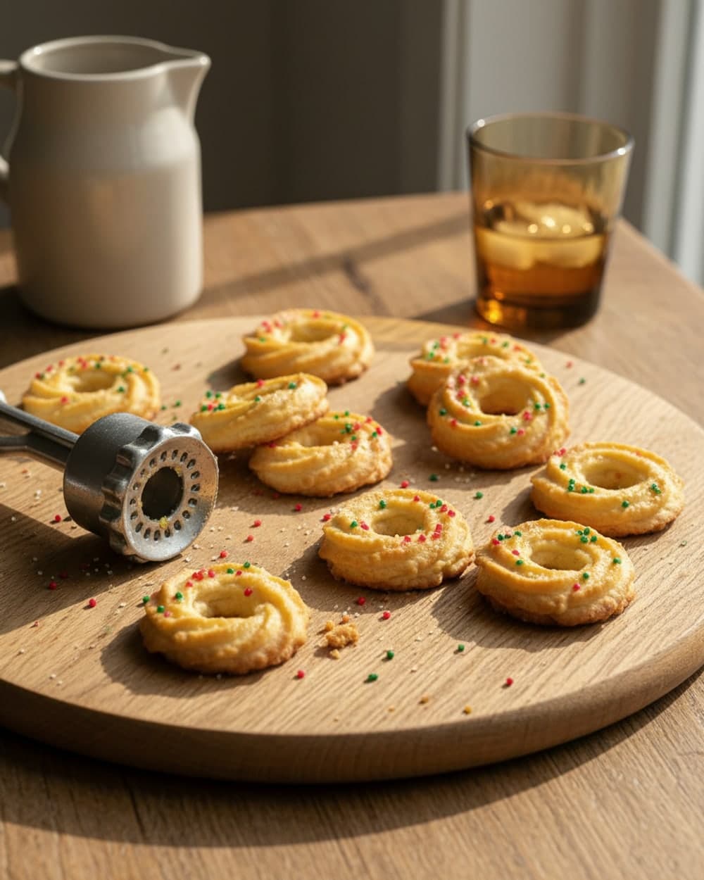 Spritz Wreath Cookies