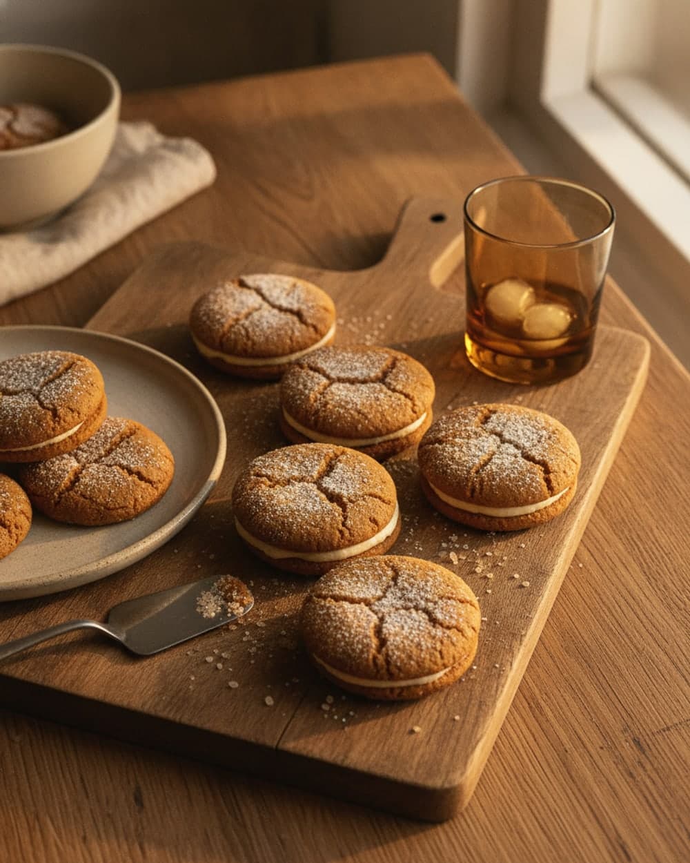 Gingerbread Sandwich Cookies