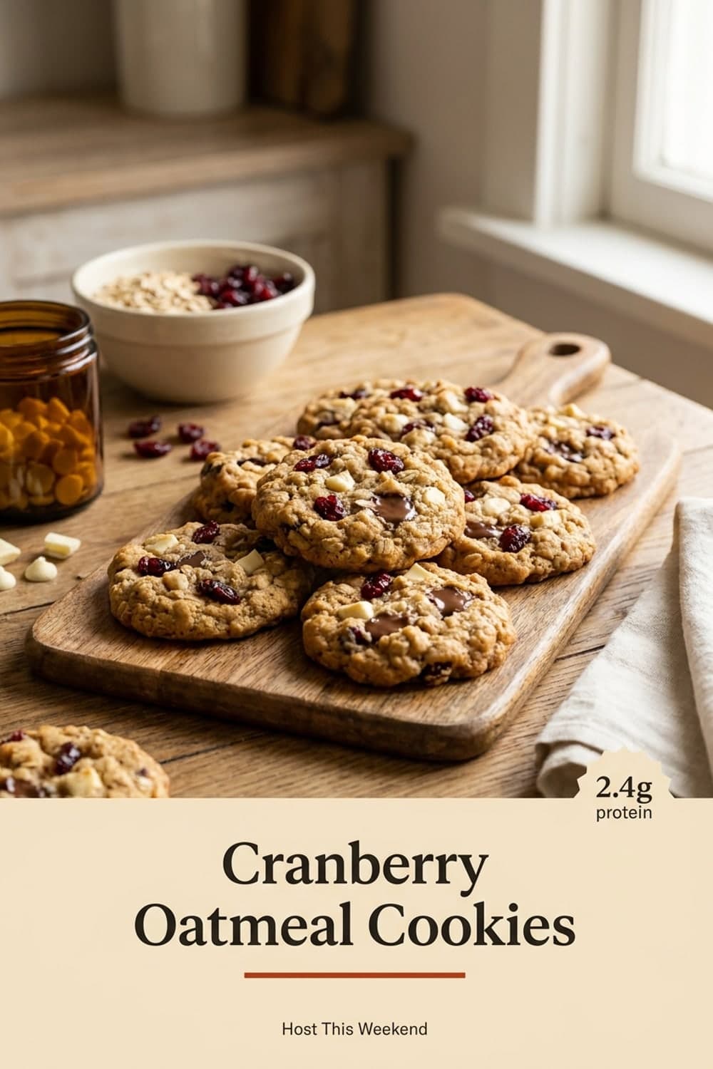 Cranberry Oatmeal Cookies