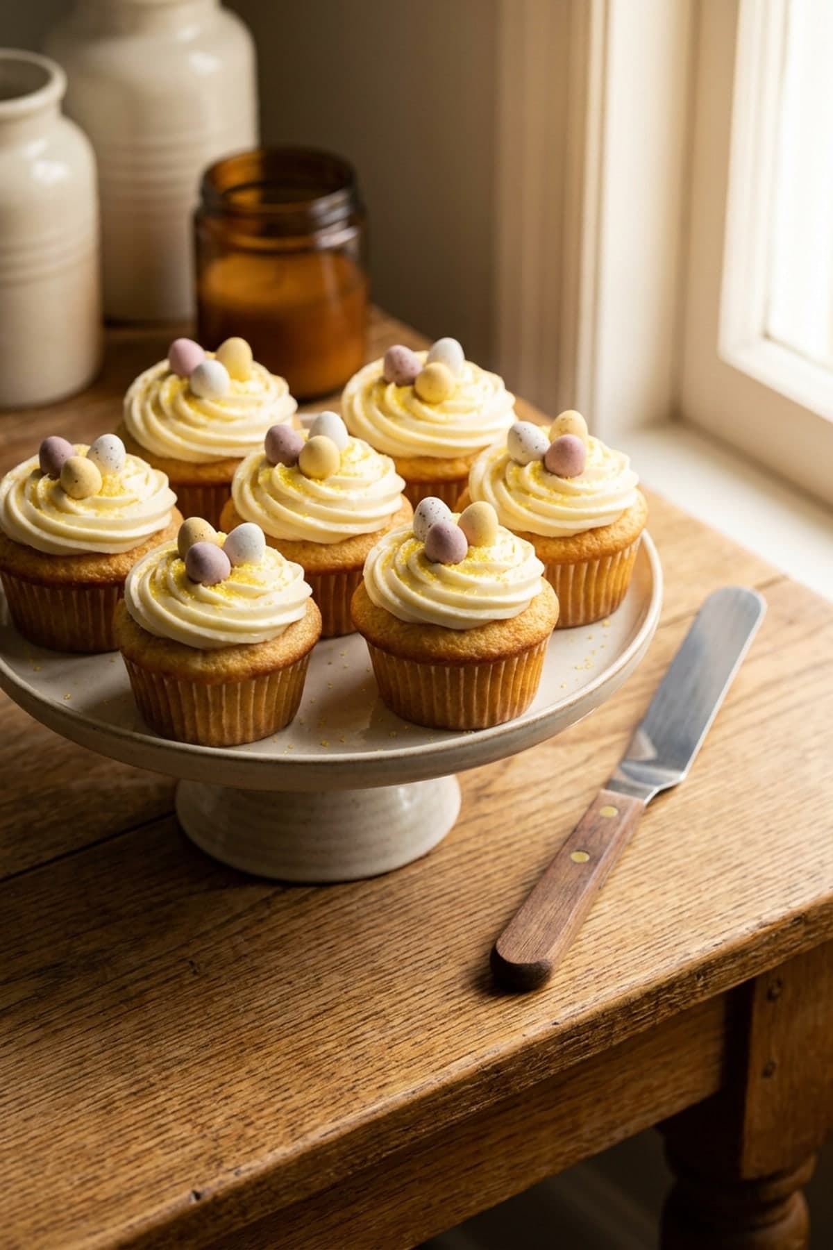 Reliable Vanilla Easter Cupcakes ready to serve