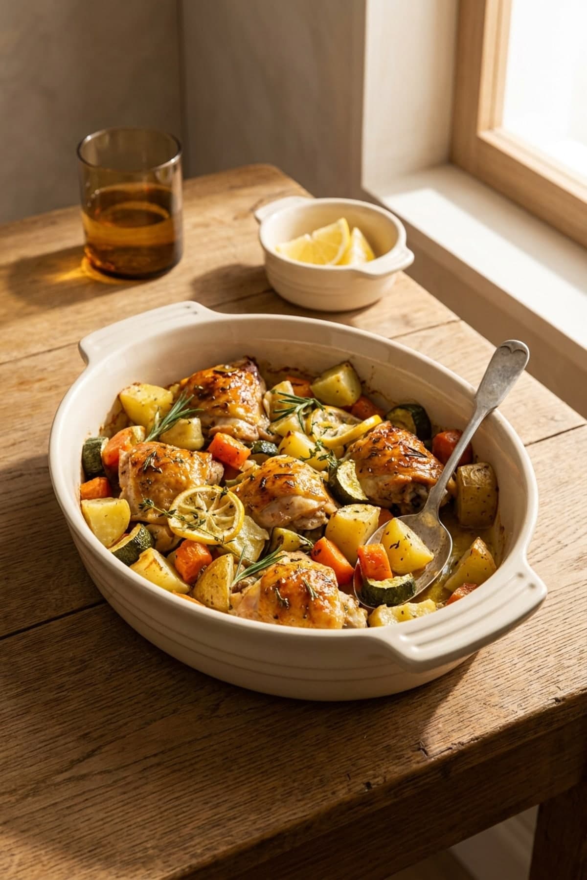 Easter Dinner Ideas: Lemon Herb Chicken Tray