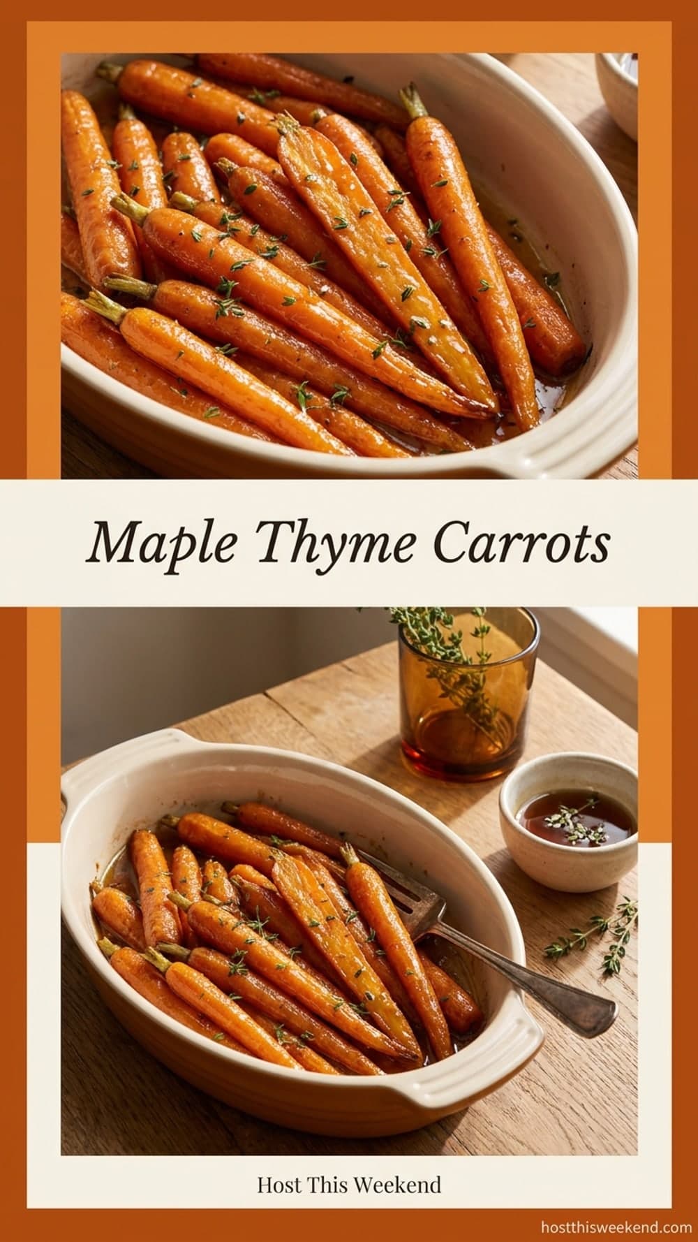Maple Thyme Carrots