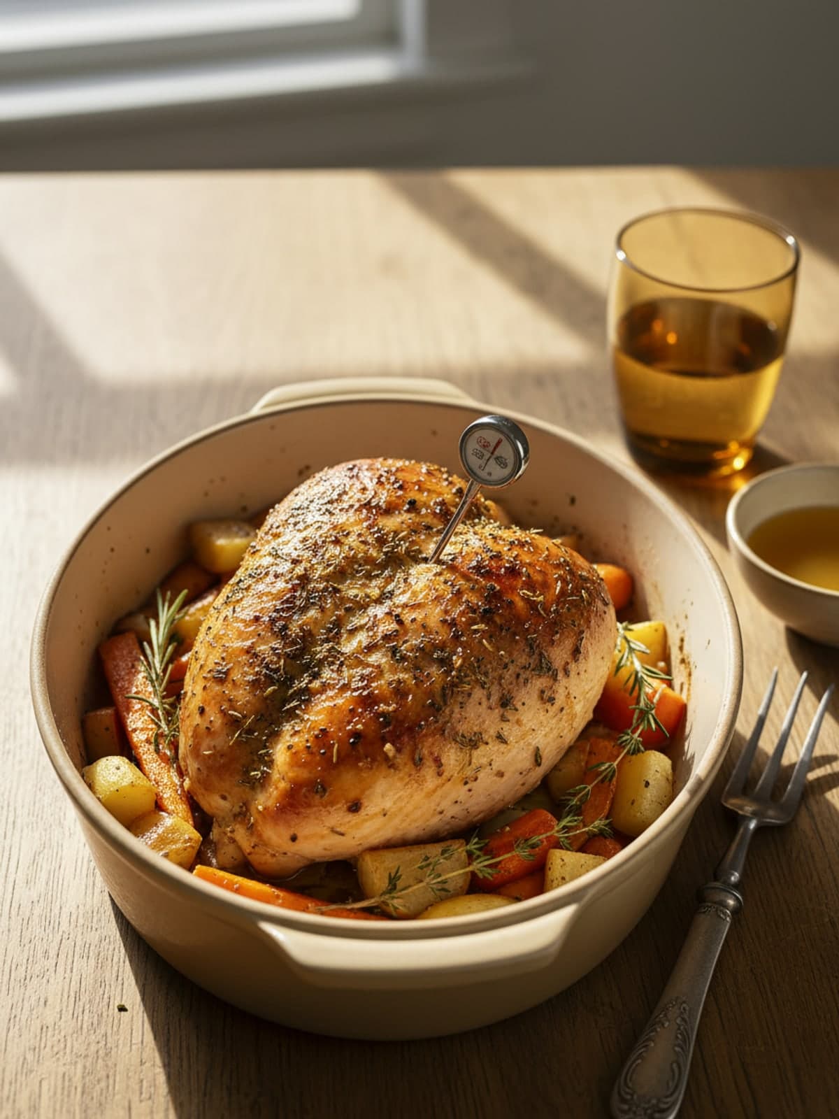 Herb Roast Gluten-Free Turkey Breast: Roast steadily