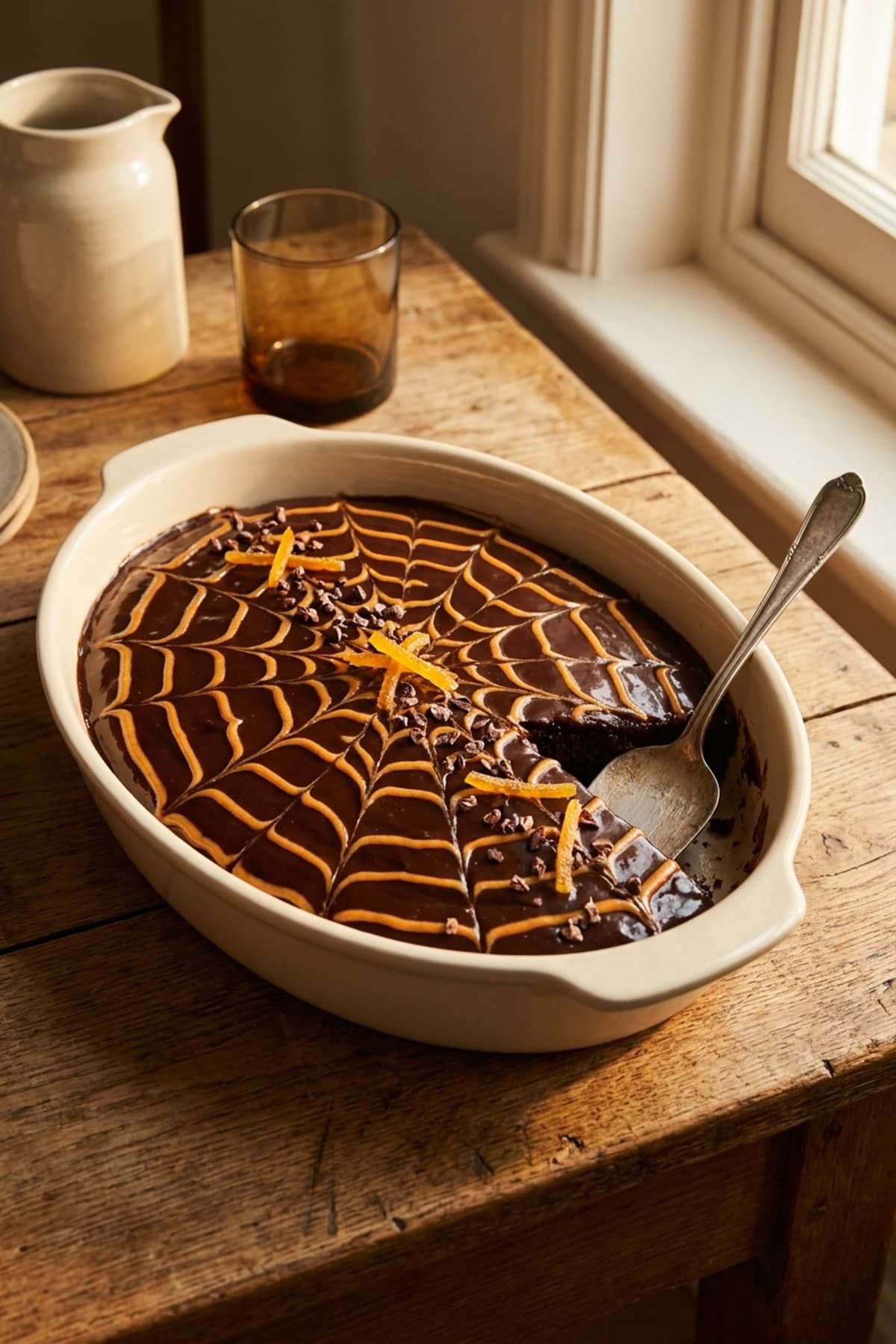 Halloween Cake: Reliable Chocolate Orange Sheet