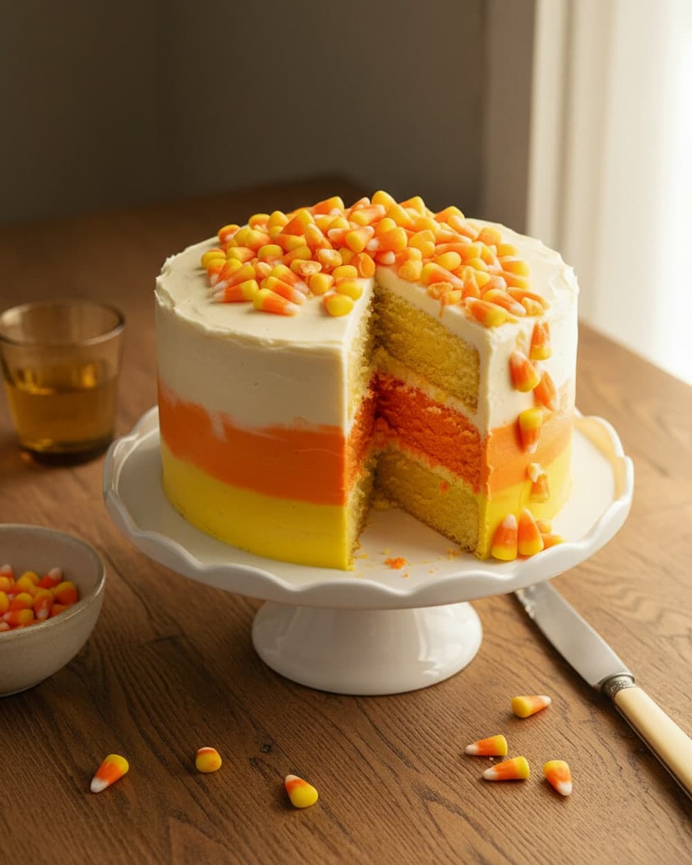Candy Corn Layer Cake