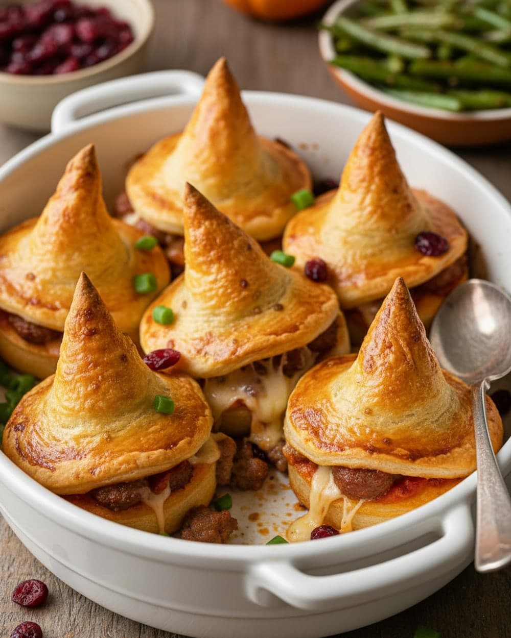 Witch Hat Pizza Bites