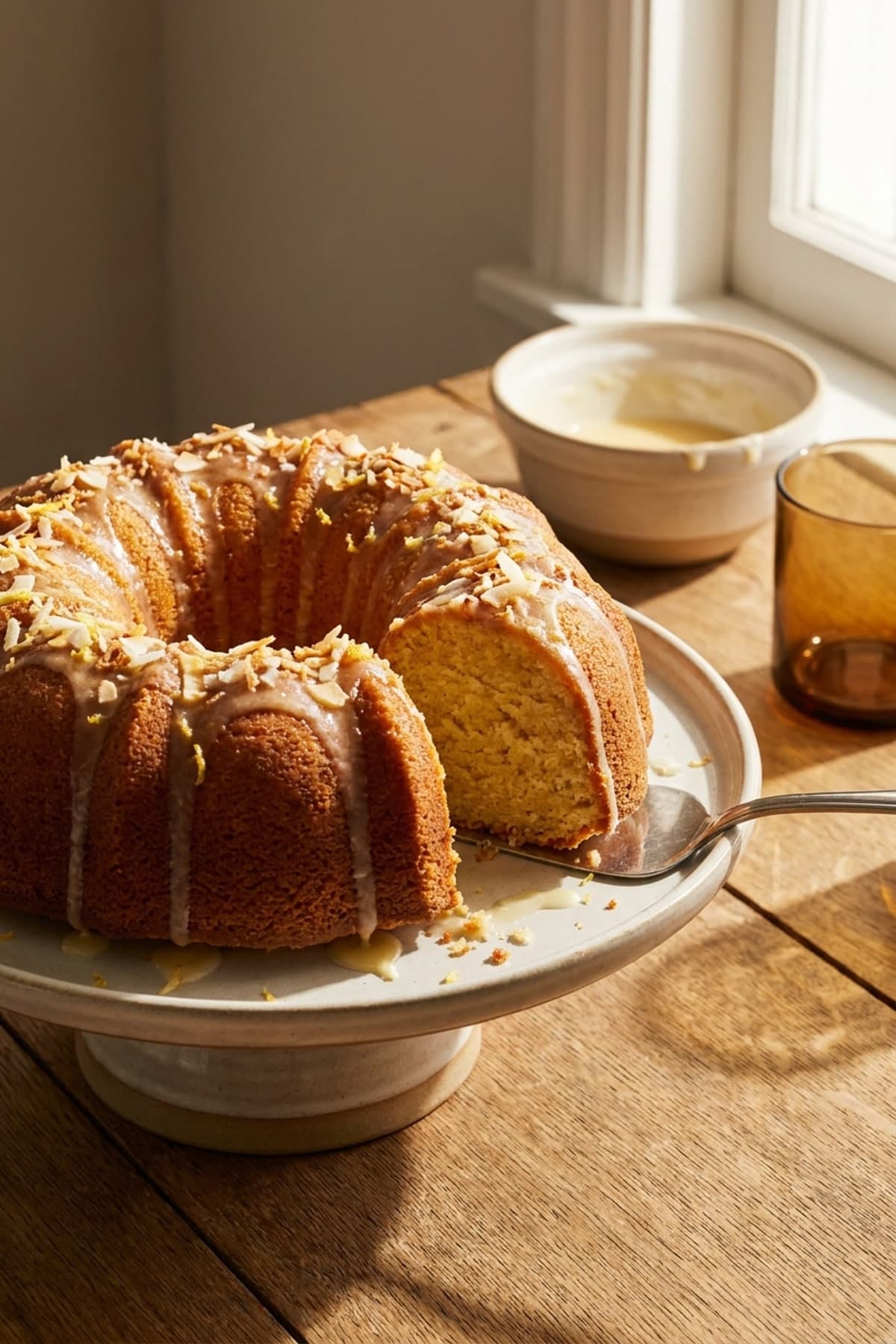 Easter Cake Ideas: Lemon Coconut Bundt Cake