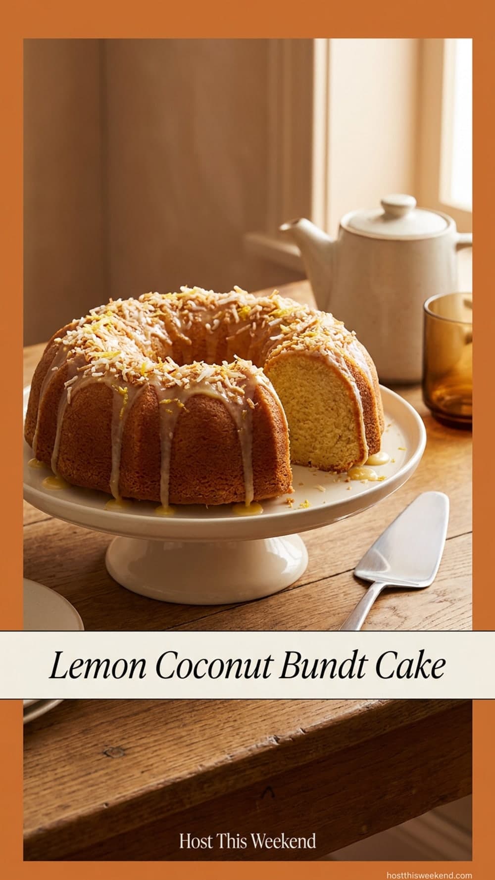 Lemon Coconut Bundt Cake