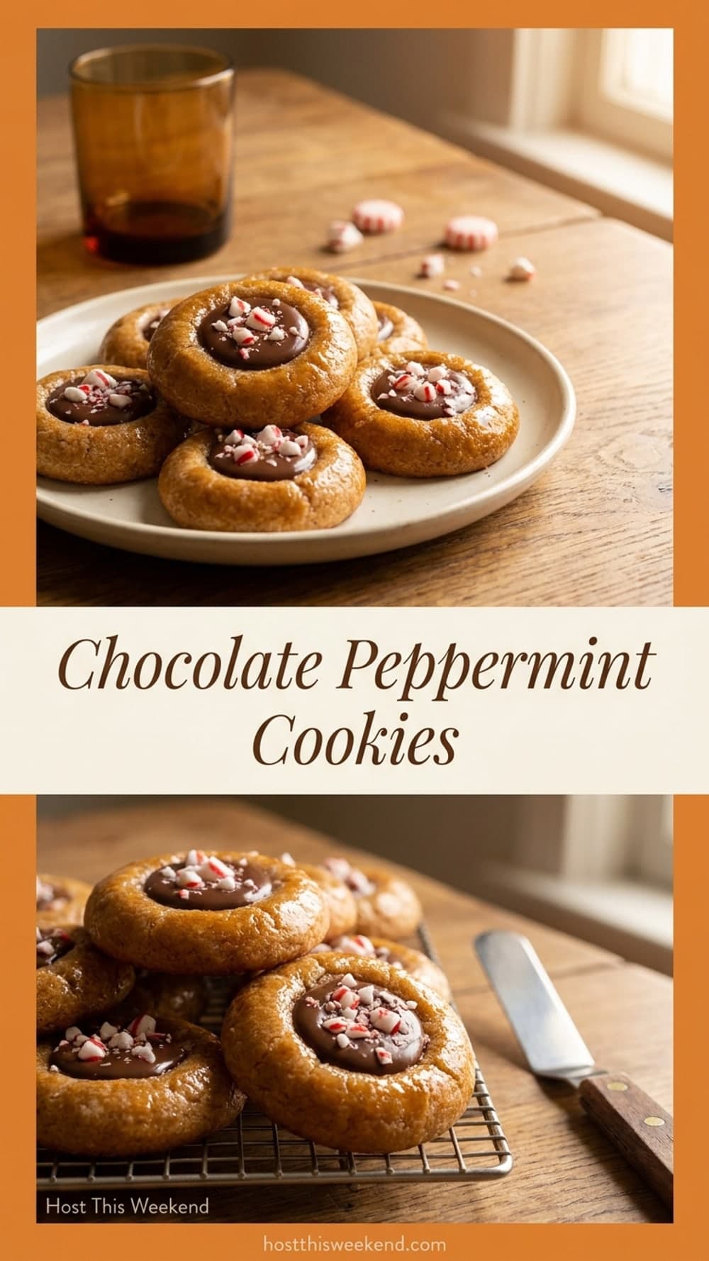 Chocolate Peppermint Cookies
