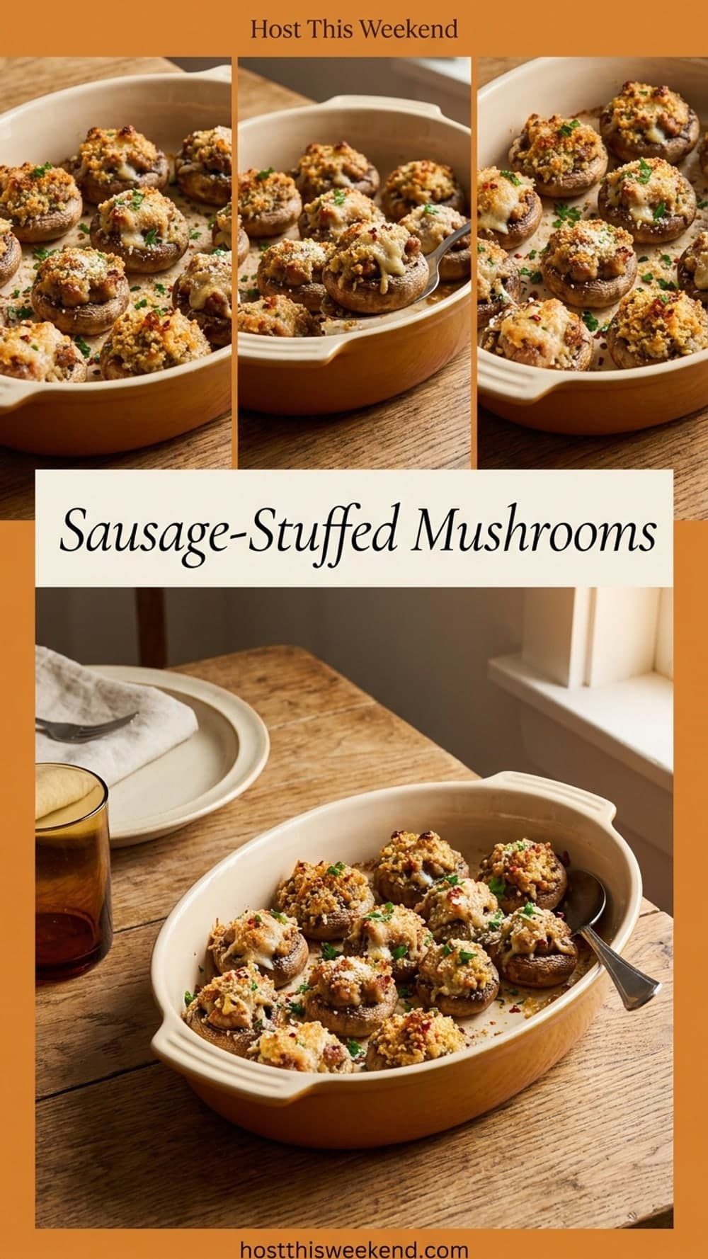 Sausage-Stuffed Mushrooms