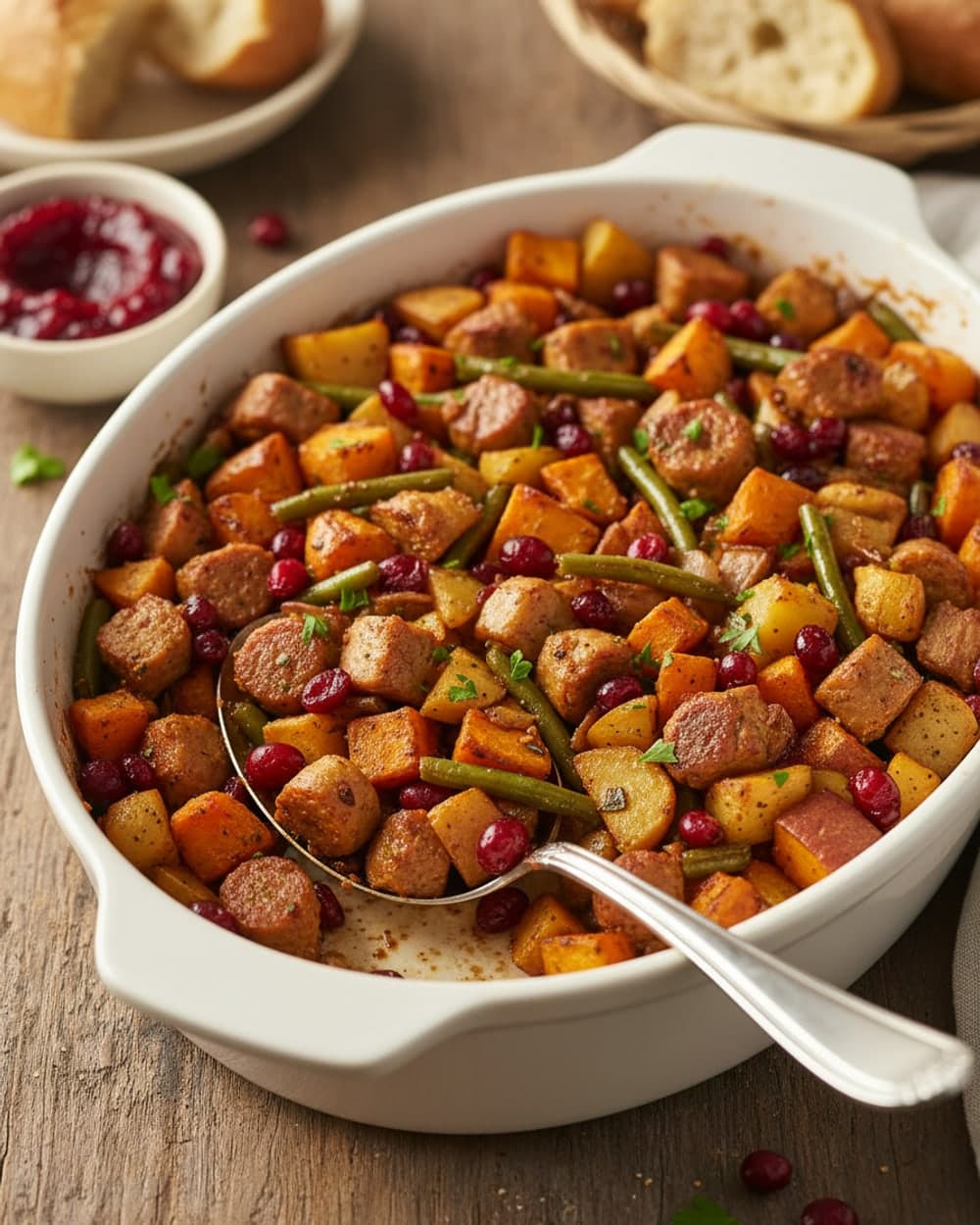 Sheet Pan Turkey Sausage Hash