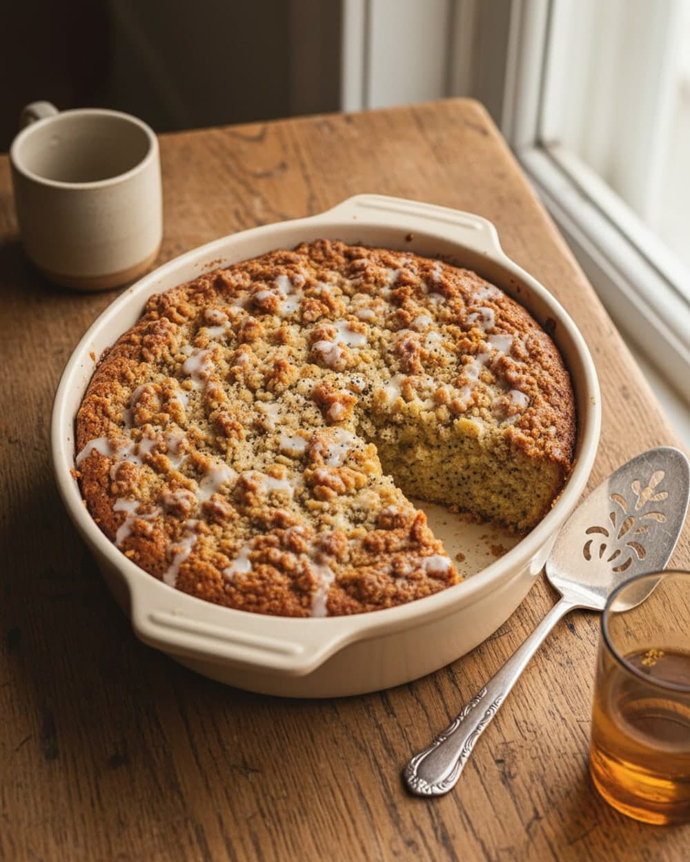 Lemon Poppy Seed Coffee Cake