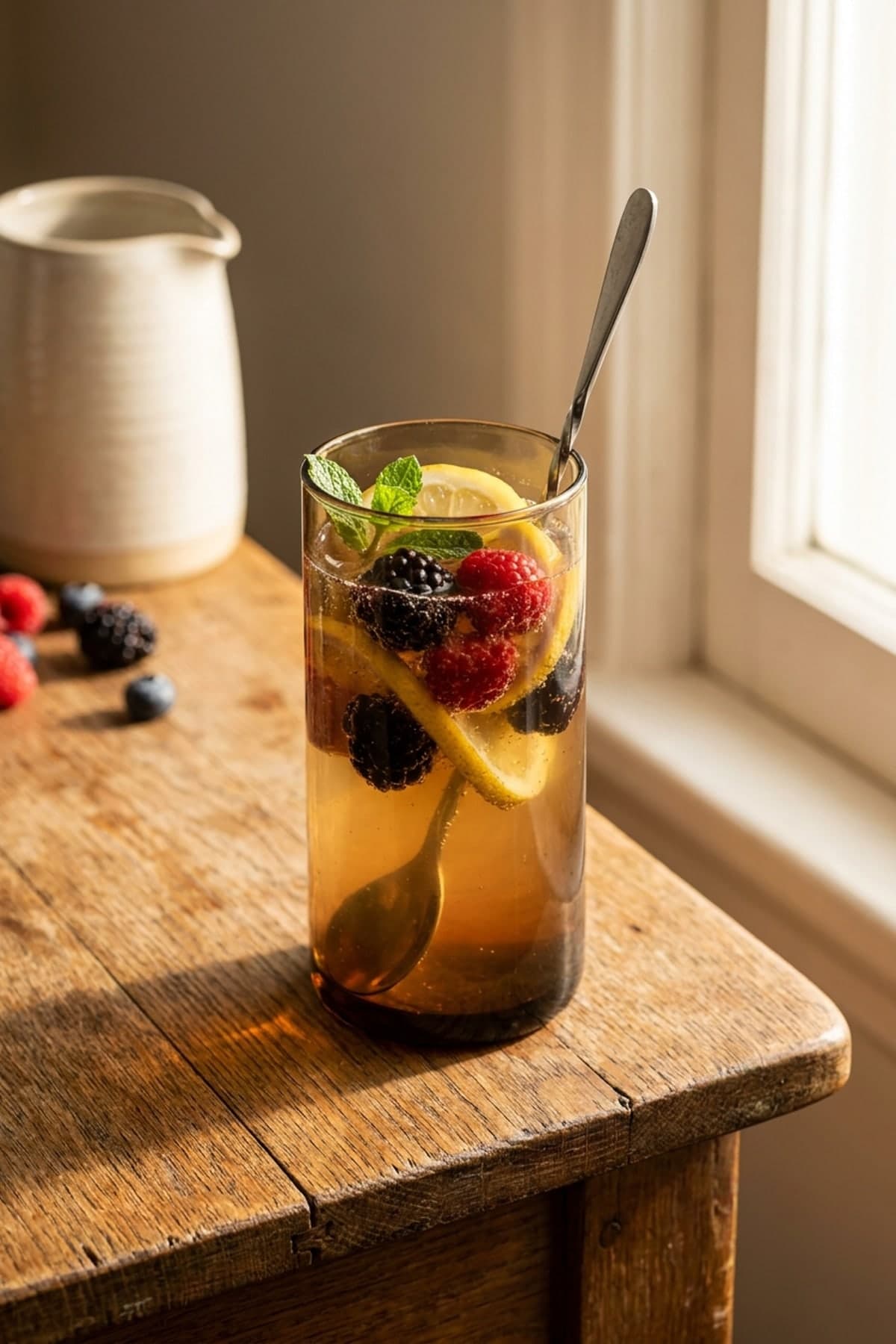 4th of July Drinks: Berry Lemonade Sparkler