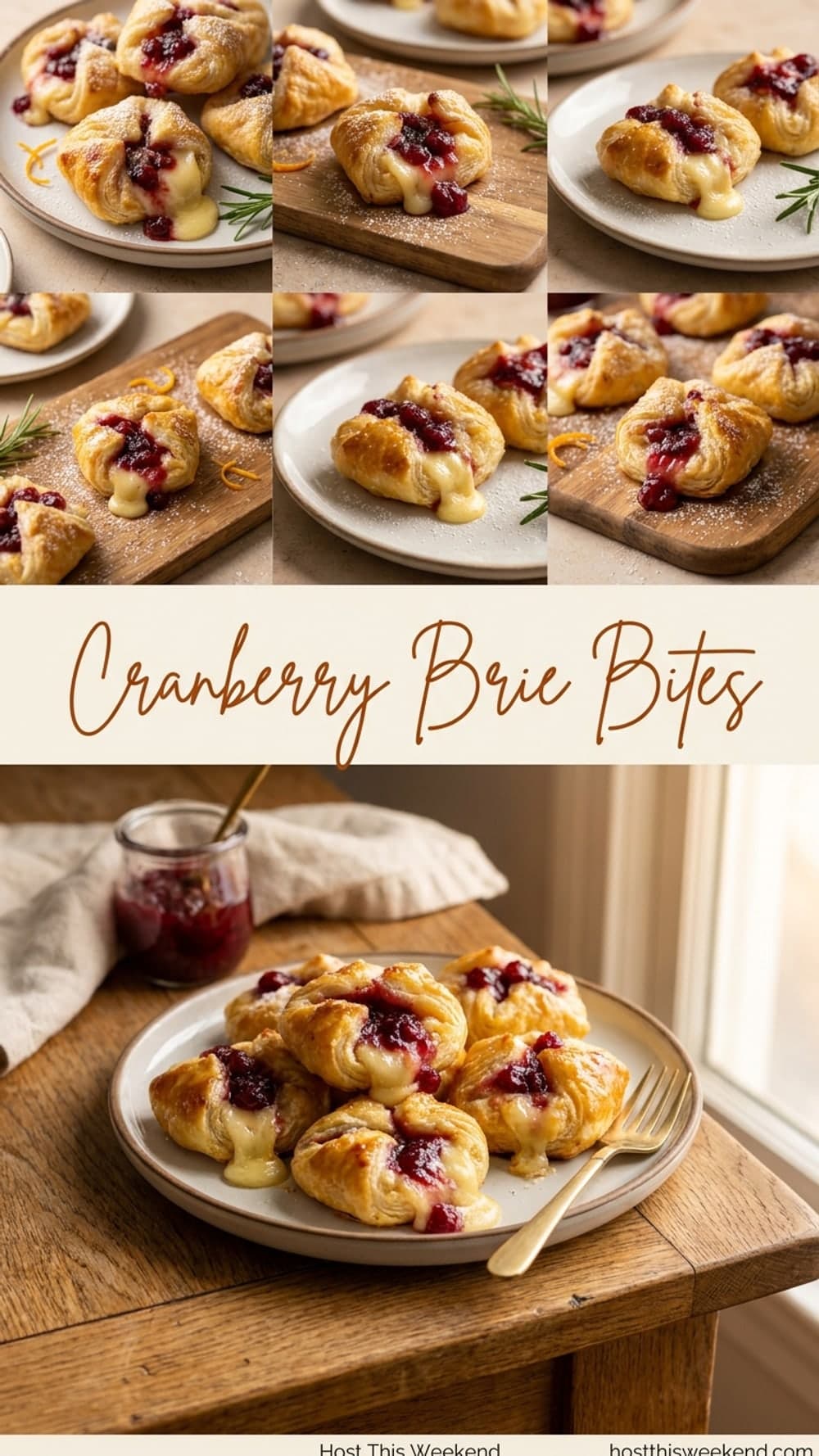 Cranberry Brie Bites