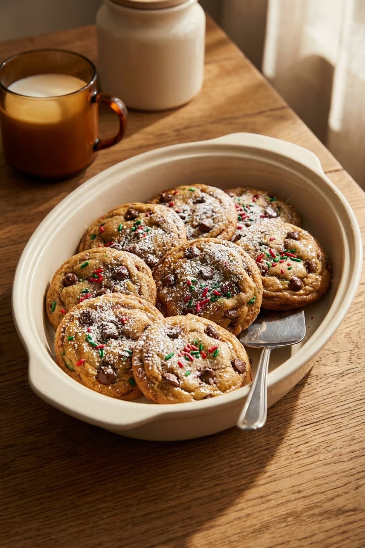 Christmas Chocolate Chip Cookies for Holiday Cookie Boxes