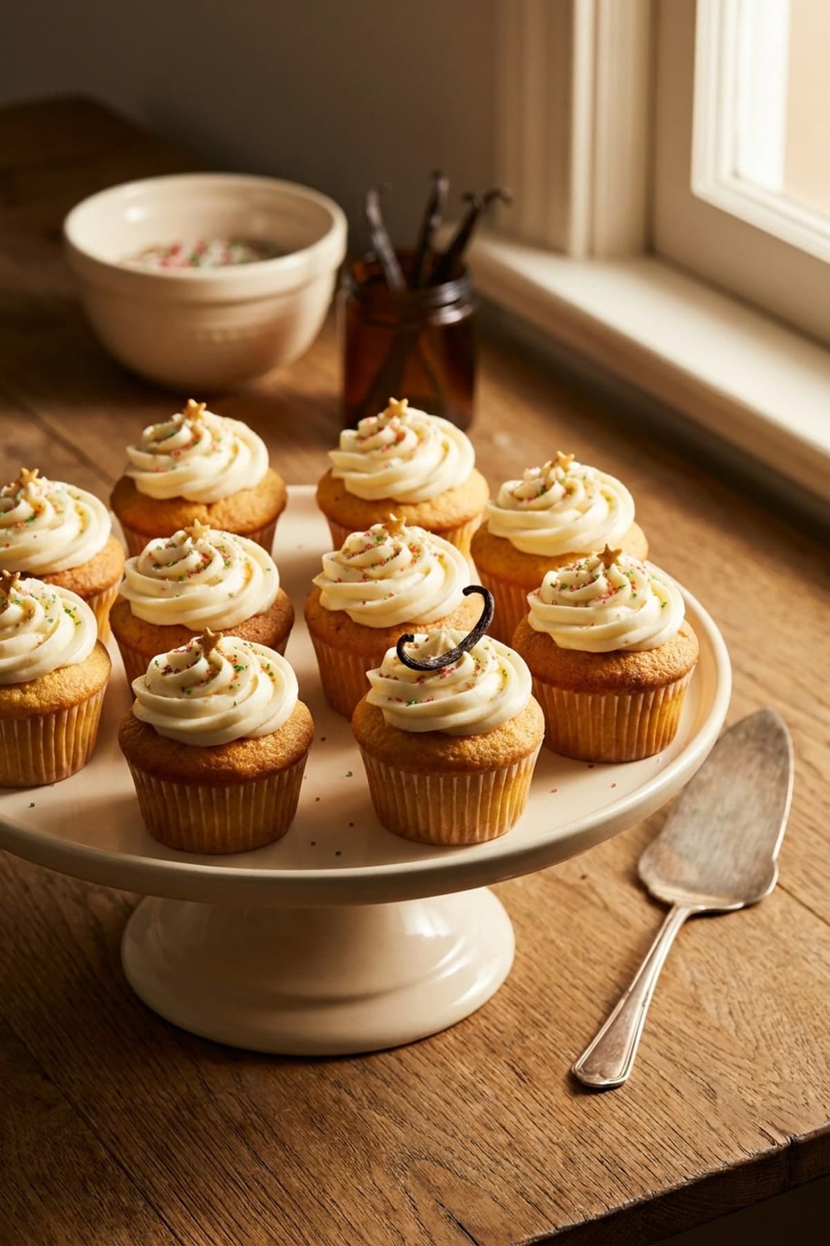 Christmas Cupcake Ideas: Reliable Vanilla Cupcakes
