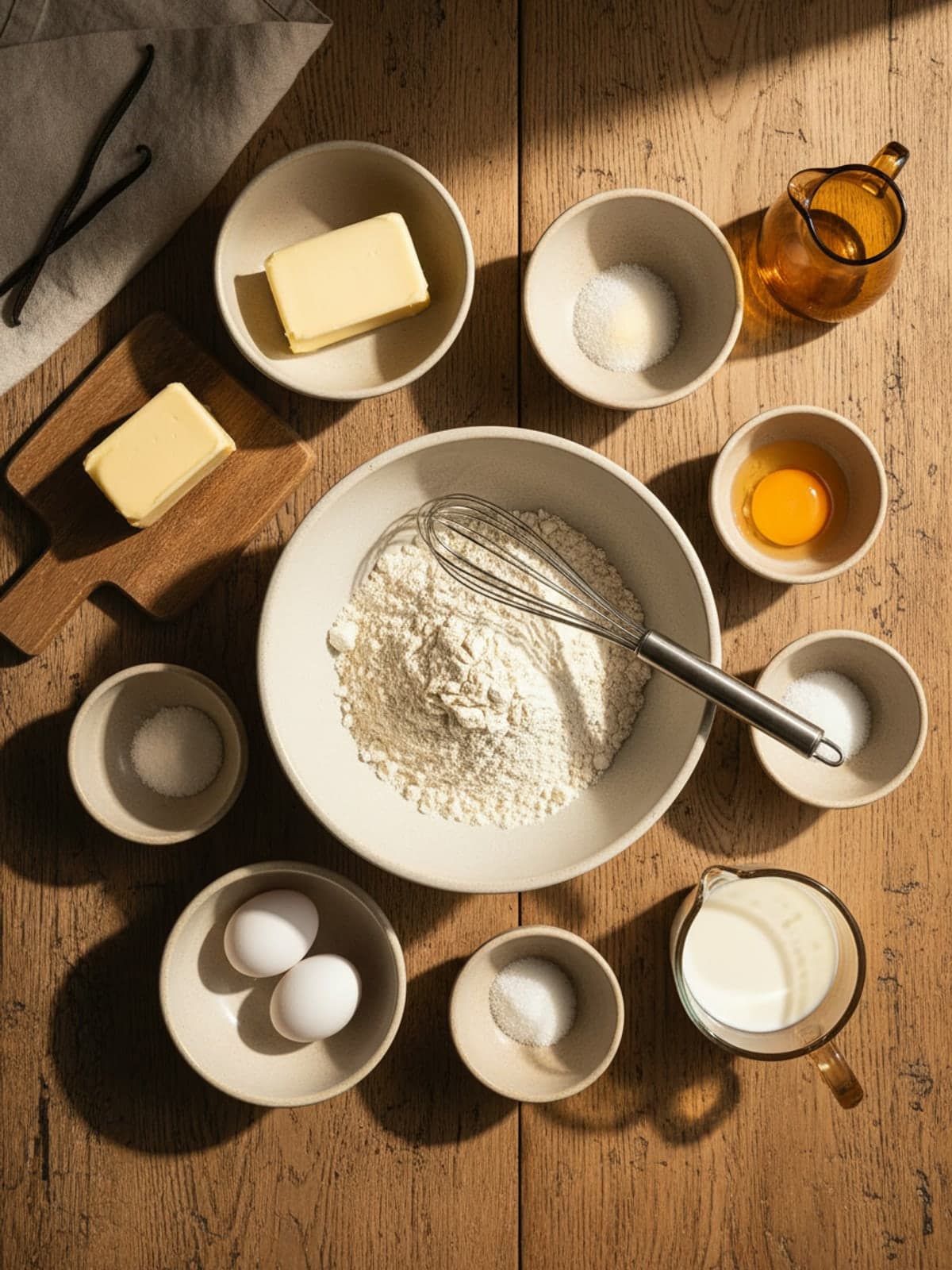 Ingredients for Reliable Vanilla Christmas Cupcakes