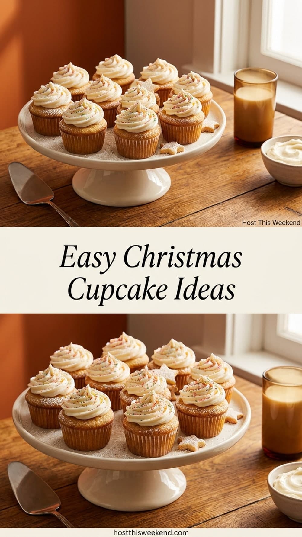 Easy Christmas Cupcake Ideas