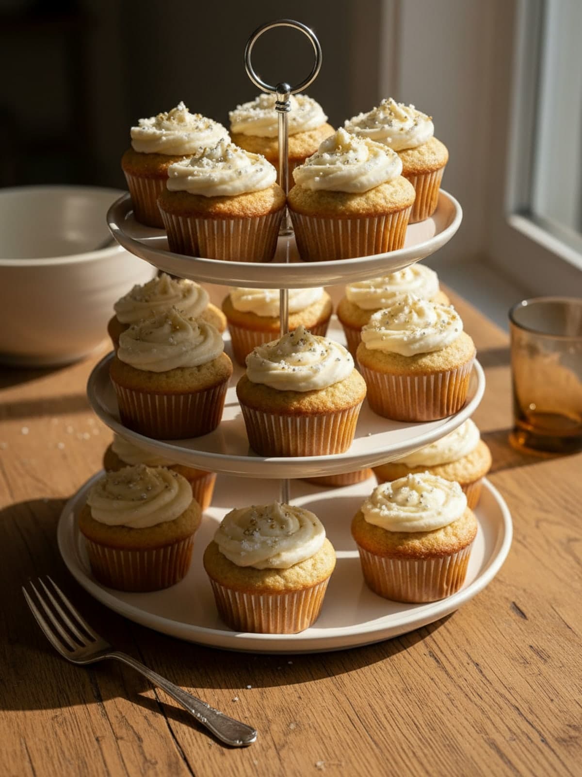 Reliable Vanilla Christmas Cupcakes: Set up