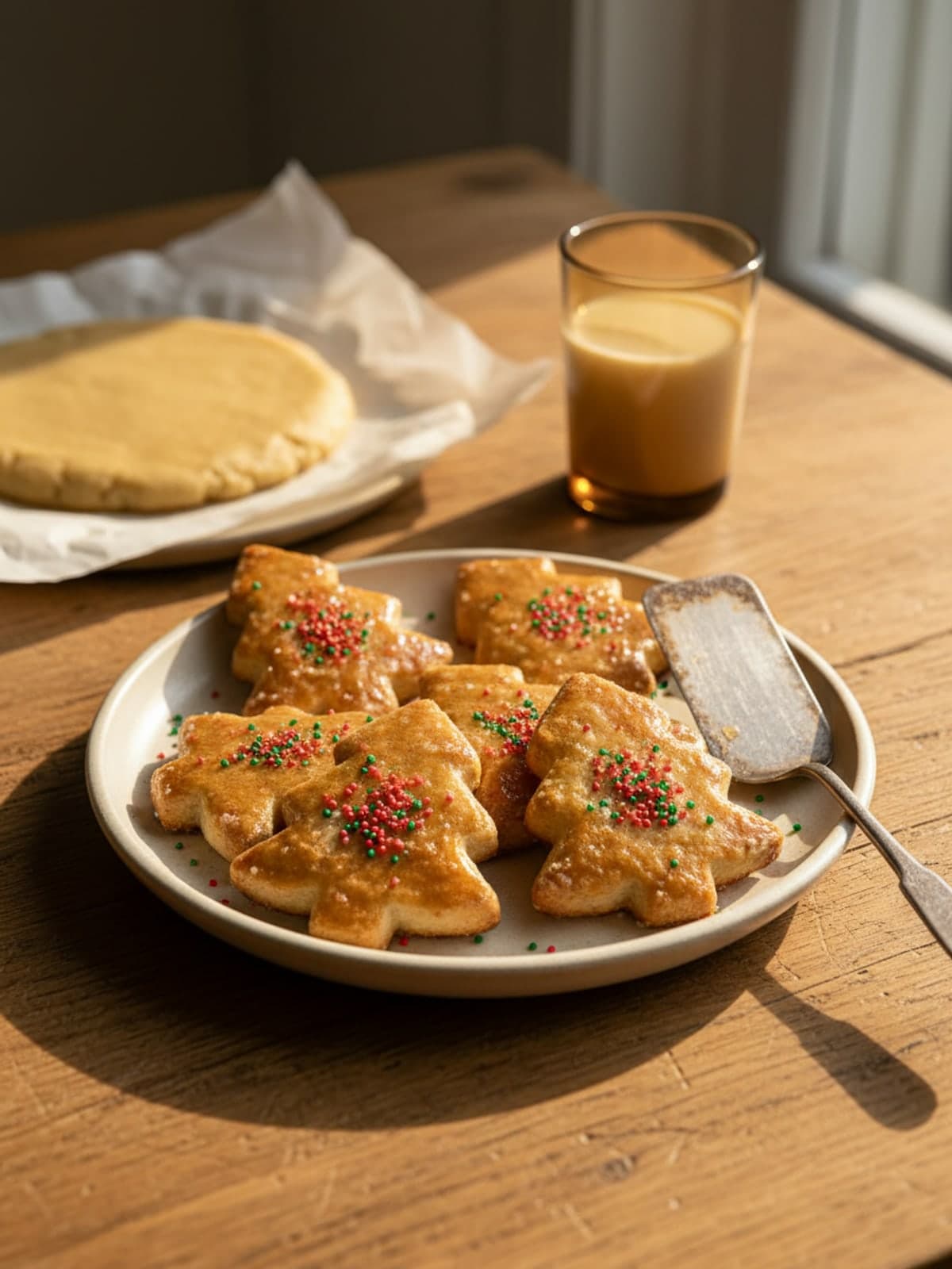 Christmas Tree Cookies From One Reliable Dough: Chill the dough