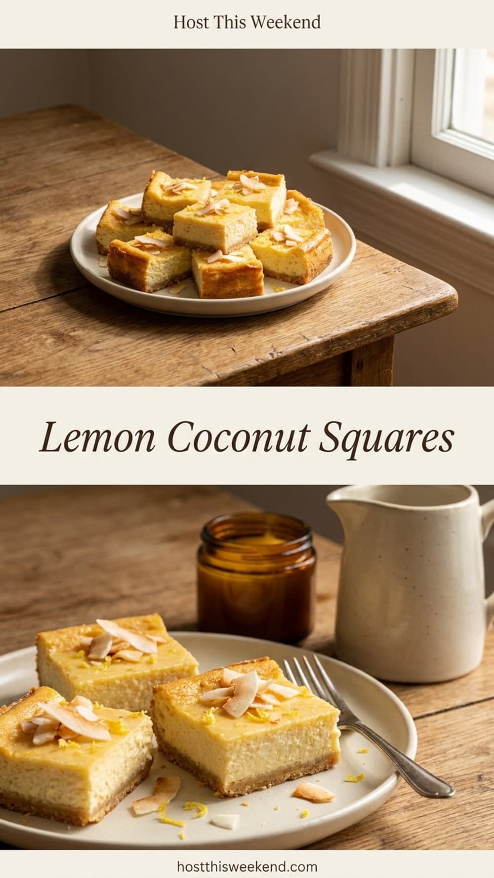 Lemon Coconut Squares