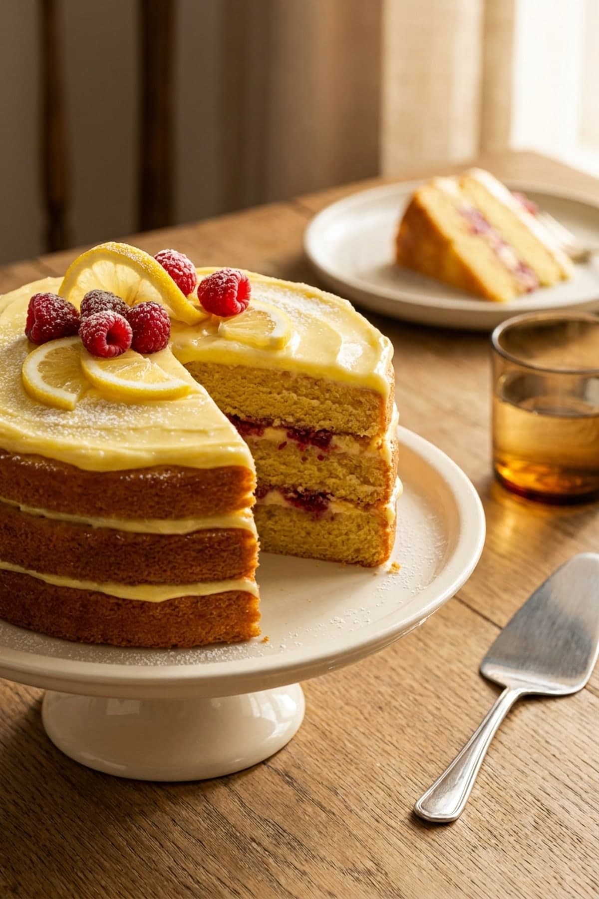 Easter Cake Ideas: Lemon Raspberry Layer Cake