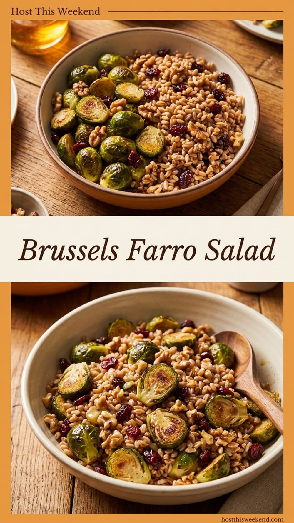 Brussels Farro Salad