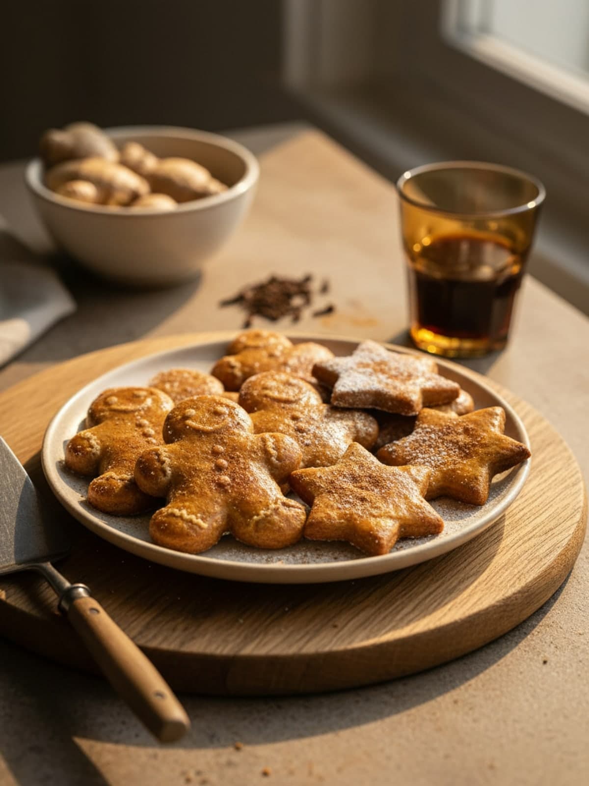 German Christmas Cookies: Measure ingredients
