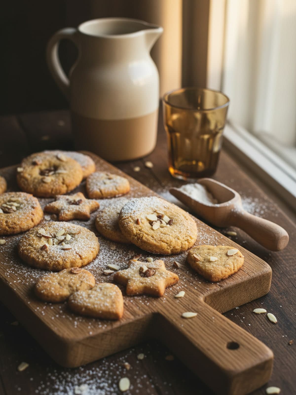 German Christmas Cookies: Make the dough