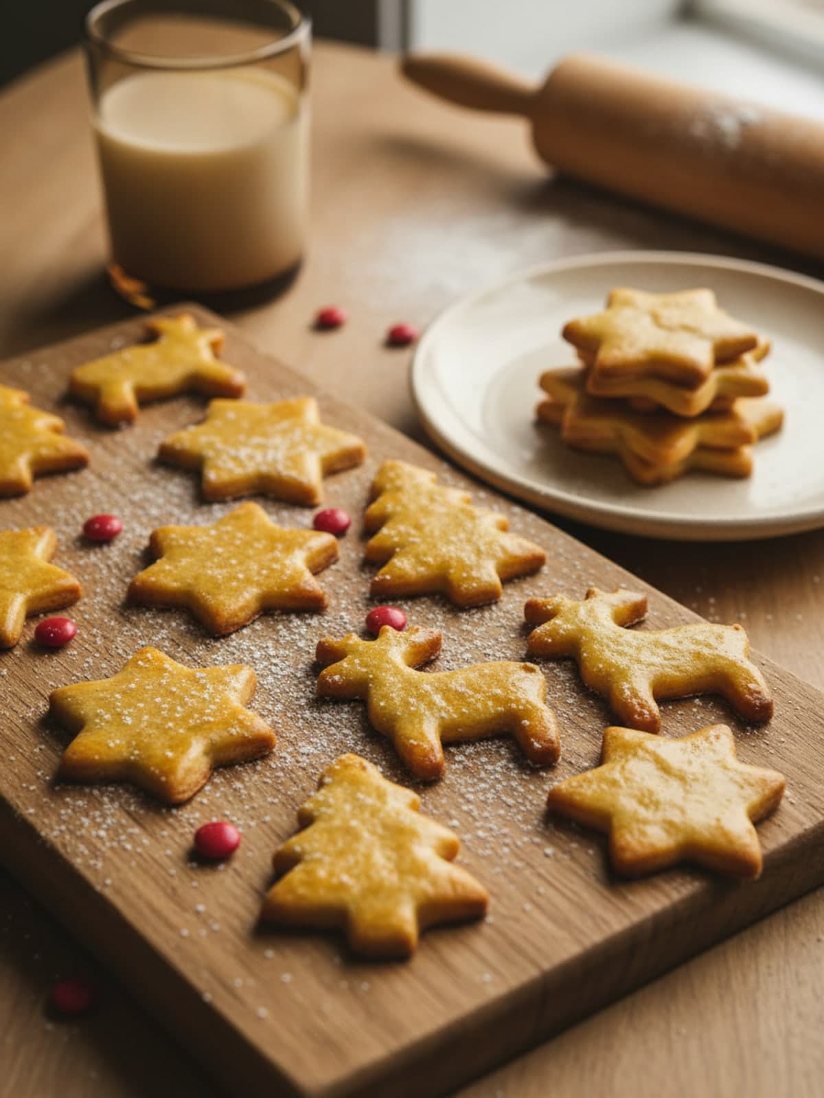 Gluten Free Christmas Cutout Cookies: Chill, heat, and roll