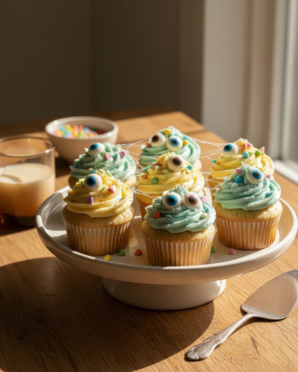 Vanilla Monster Cupcakes