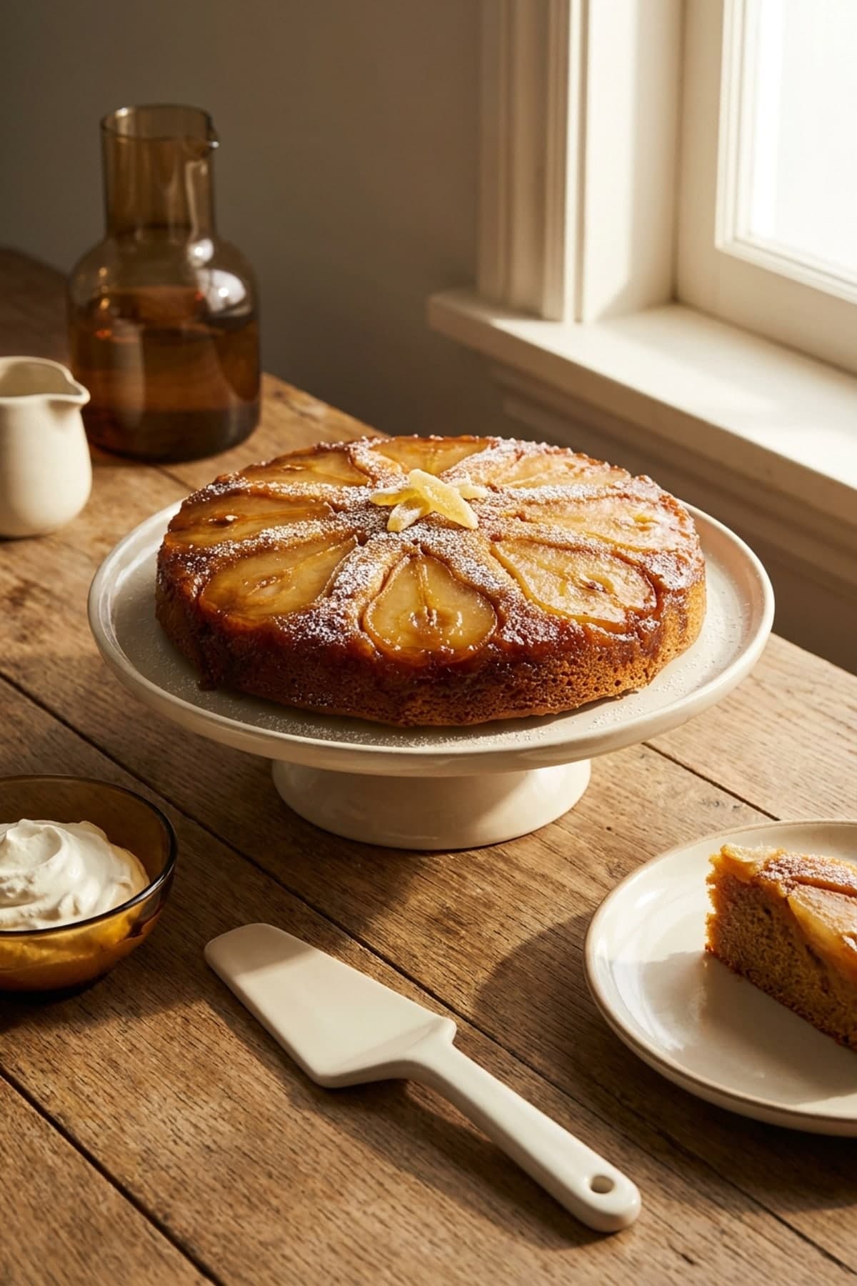 Holiday Dessert Recipes: Gingerbread Pear Cake