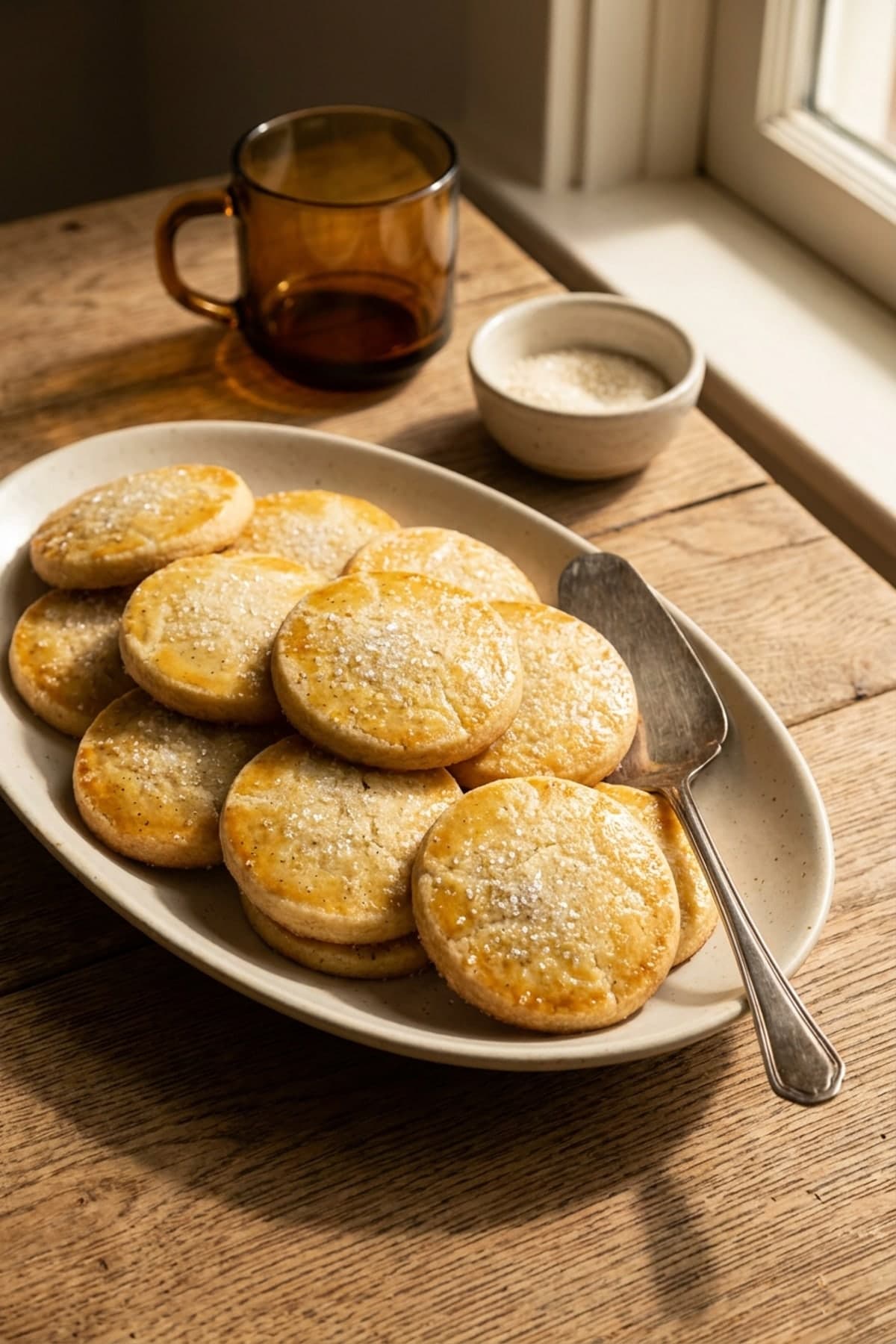 Christmas Sugar Cookies with Vanilla Sparkle