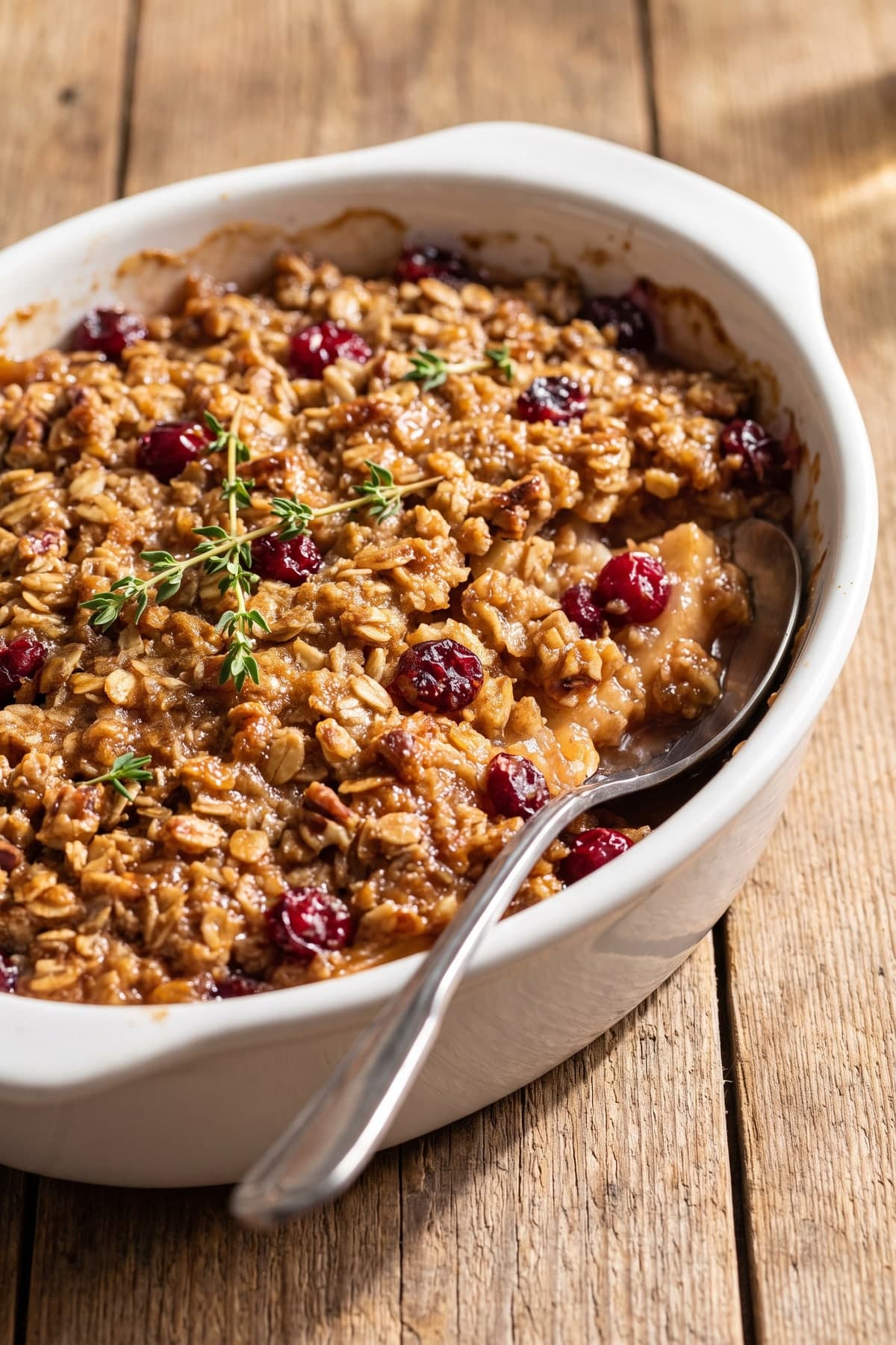 Thanksgiving Recipes Dessert: Apple Cranberry Crisp