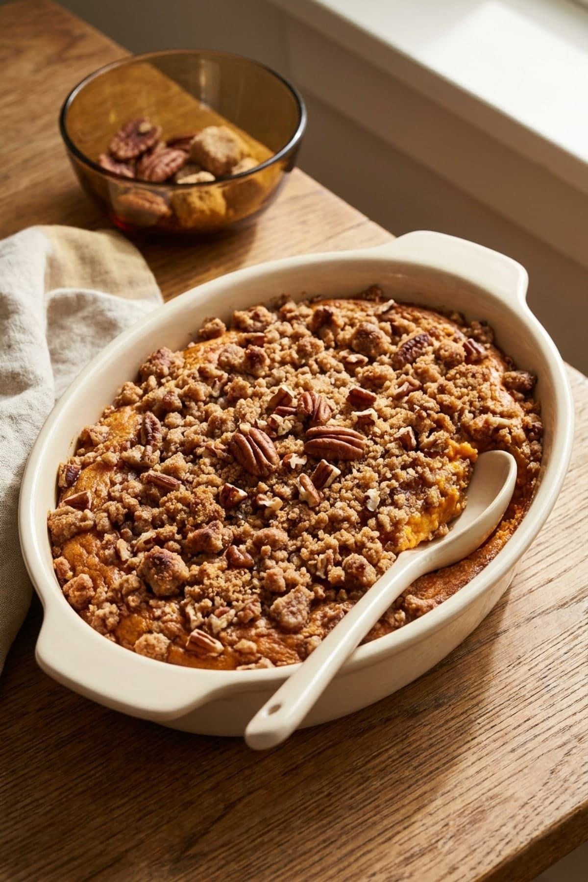 Thanksgiving Sweet Potato Recipes: Pecan Streusel Bake